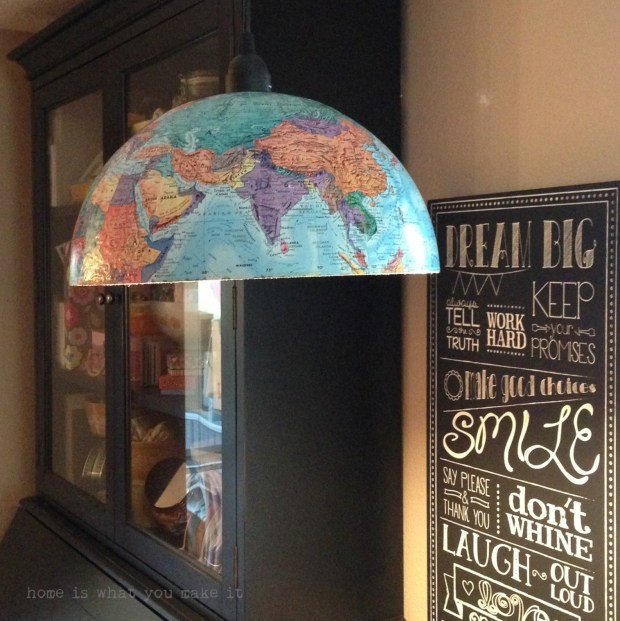 {diy} globe pendant light 8