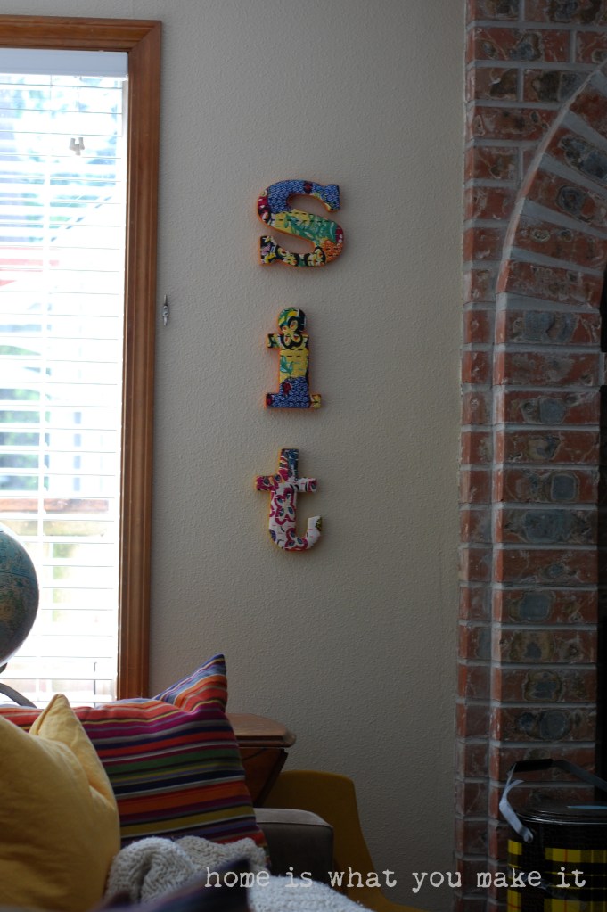 home made lovely - family room 1