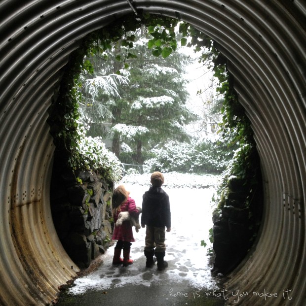 snow on the other side