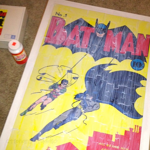 mod podge - first coat